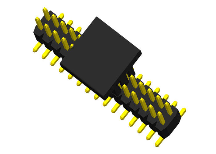 1.0mm Erkek Konnektör Pin Başlığı CAP Dikey Montaj 2x15 Çift Sıra 30 Pin
