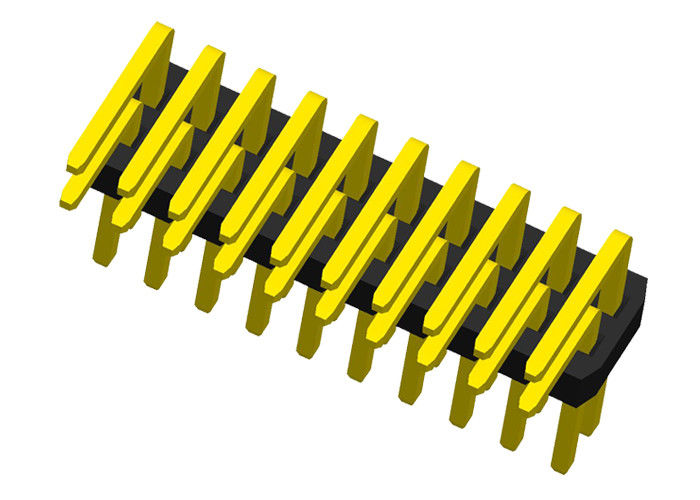 Çift Sıralı 1.27 Mm Pin Başlık Konnektörü Dik Açı Tipi 2x10