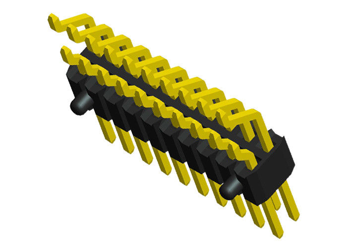 Çift Sıralı Pin Başlığı Yatay SMT Tipi 2x20 Pin Başlığı Siyah 1.27mm