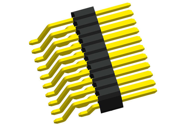 Çift Sıralı Pin Başlığı Yatay SMT Tipi 2x20 Pin Başlığı Siyah 1.27mm