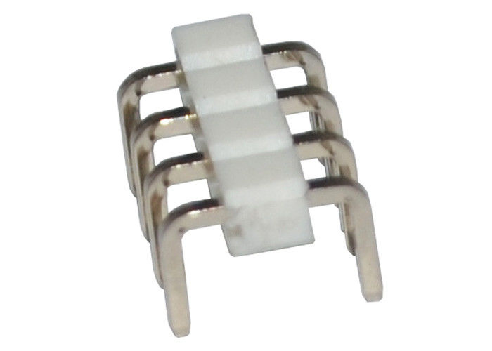 U Tipi 4 Pin Başlık Konnektörü Pitch 2.54mm Tek Sıra 90 Derece