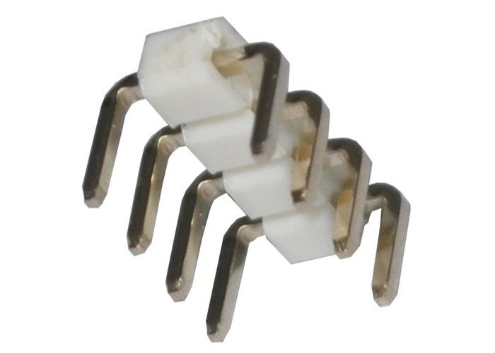 U Tipi 4 Pin Başlık Konnektörü Pitch 2.54mm Tek Sıra 90 Derece