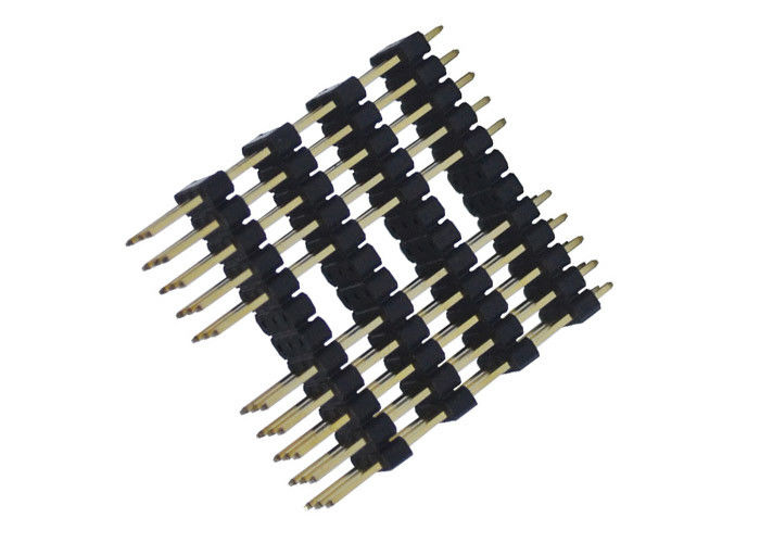 3 Sıra Pin Başlık Konektörü 2.54mm Pitch 180 Derece Tip Dört Plastik