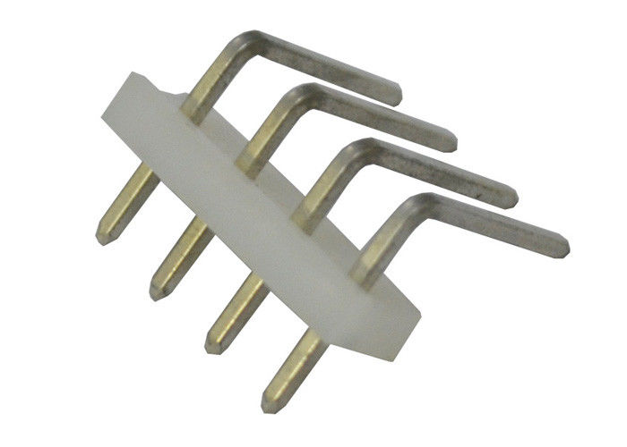 4 Pin Kurulu Kurulu Pin Başlığı Dik Açı Delikten 5.08mm Pitch