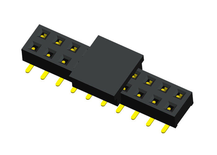 CAP ile Siyah 20 Pin Dişi Başlık Konektörü Çift Sıra 2.0mm Pitch