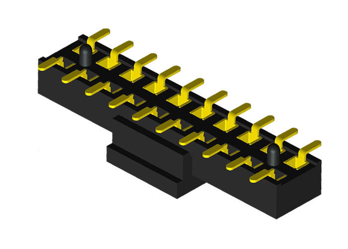 CAP ile Siyah 20 Pin Dişi Başlık Konektörü Çift Sıra 2.0mm Pitch