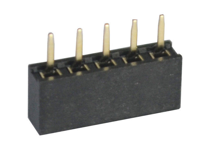 Siyah Düz Tip Dişi Başlık Konektörü Tek Sıra 2mm Pitch 5 Pin