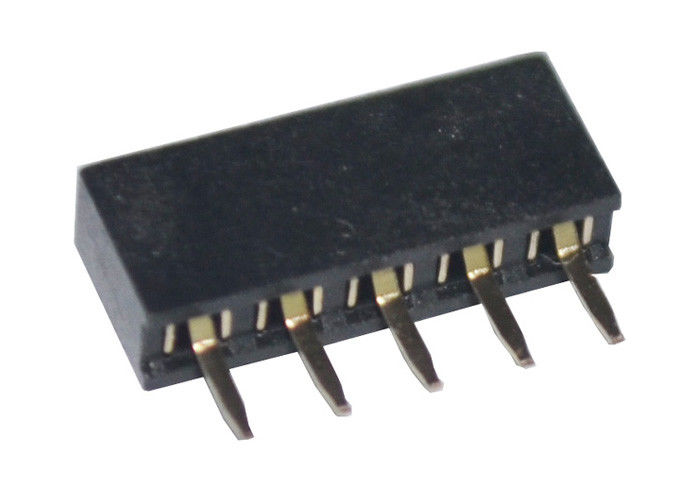 Siyah Düz Tip Dişi Başlık Konektörü Tek Sıra 2mm Pitch 5 Pin