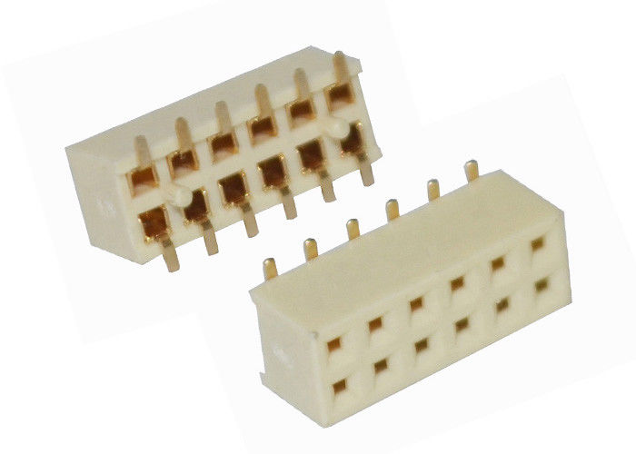 12 Pin Header Konnektör Dişi Pcb Konnektör Çift Sıra SMT Tipi 2.0mm Pitch