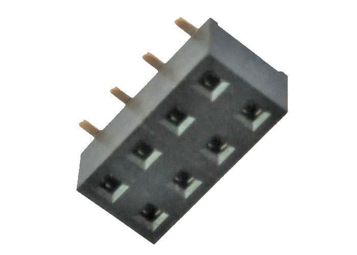 90 Derece Dişi Pin Başlığı Connector2.54 Mm Çift Sıralı SMT Yüzey Montajlı Pin Başlığı