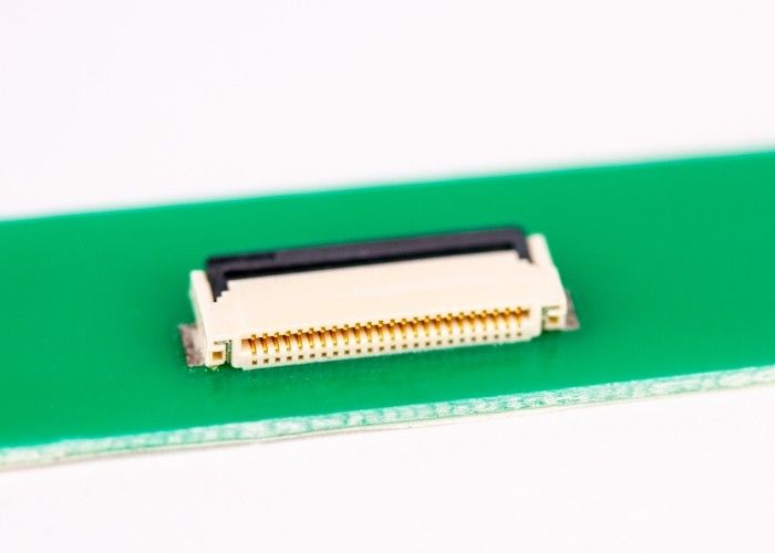 Elektronik FFC FPC Konnektör, Düz Katı İletkenli FPC Kablo Konektörü