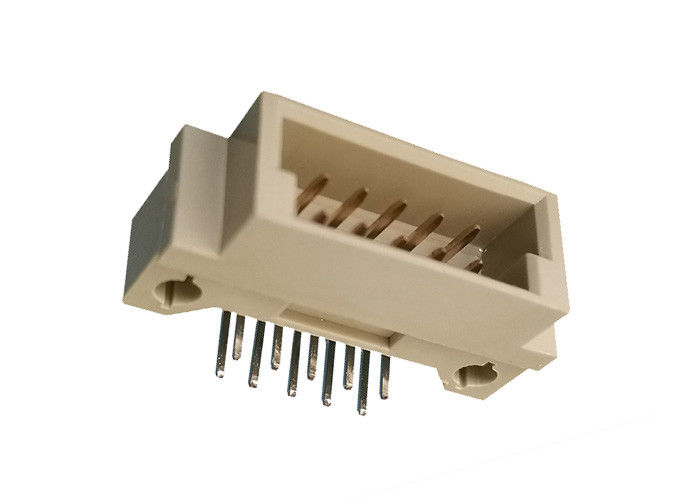 PCB Kartı İçin Dişi Düz 2x5 Pinli Başlık DIN 41612 180 Degre Çift Sıralı