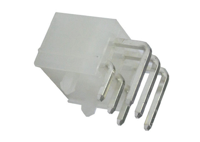 Beyaz Dik Açı 6 Pin Header Gofret Pcb Tel Kurulu Konnektörleri 30 m Ohm