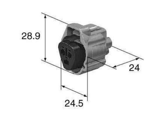 TPA 3 Pin Otomotiv Elektrik Konnektörleri 6189-0179 4-7 Gün Stok Teslim Süresi