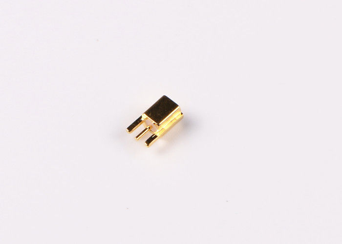 Erkek Tak MCX RF Konnektörü PCB Kablosu için Pirinç Kablo Koaksiyel Konnektör