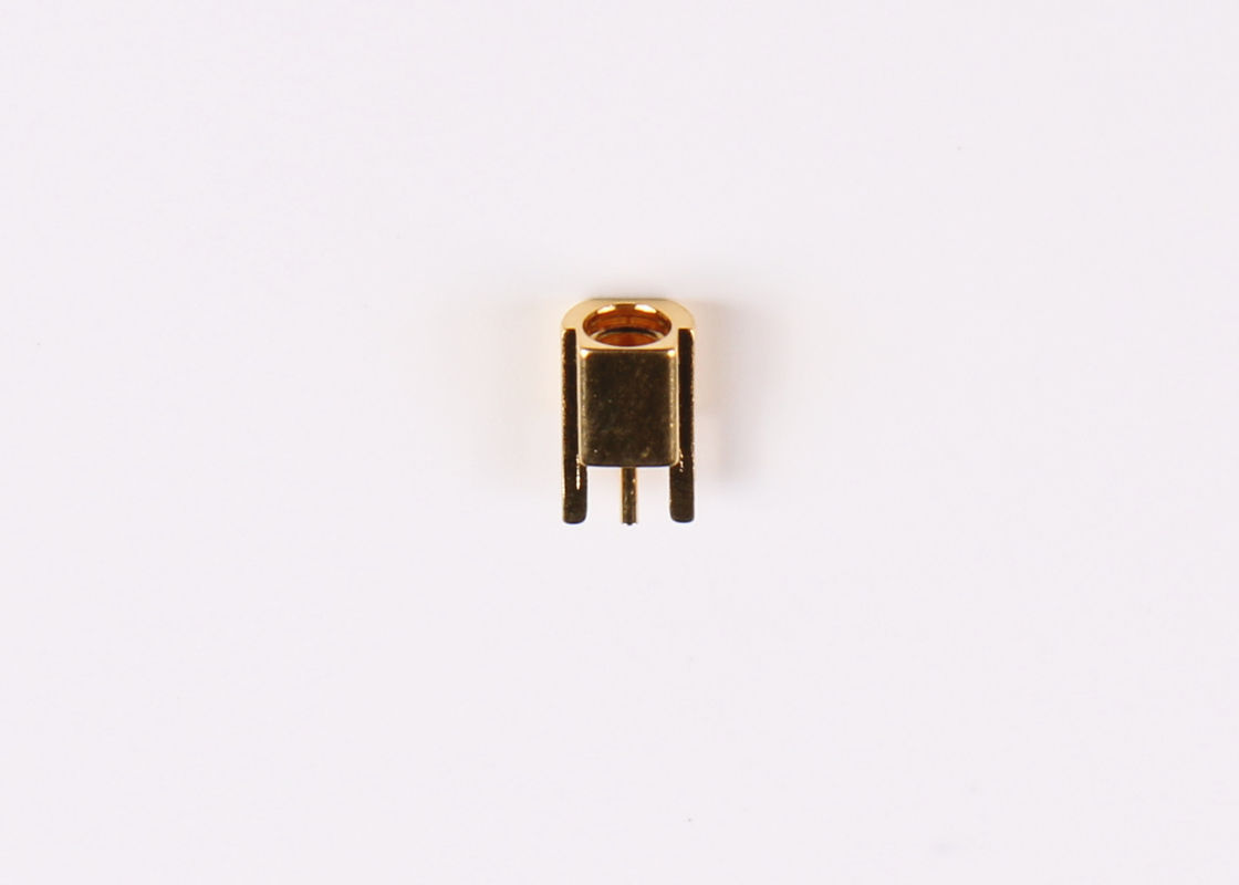 Erkek Tak MCX RF Konnektörü PCB Kablosu için Pirinç Kablo Koaksiyel Konnektör