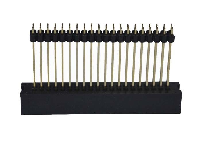 PCB Kurulu 2.0 Mm Pitch Konnektör 40 Pin DIP Tipi Çift Plastik Düz