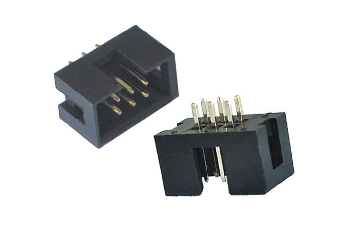 180 Derece Kutu Başlık Konektörü DIP 2.54mm Pitch 6 Pin Düz Tip
