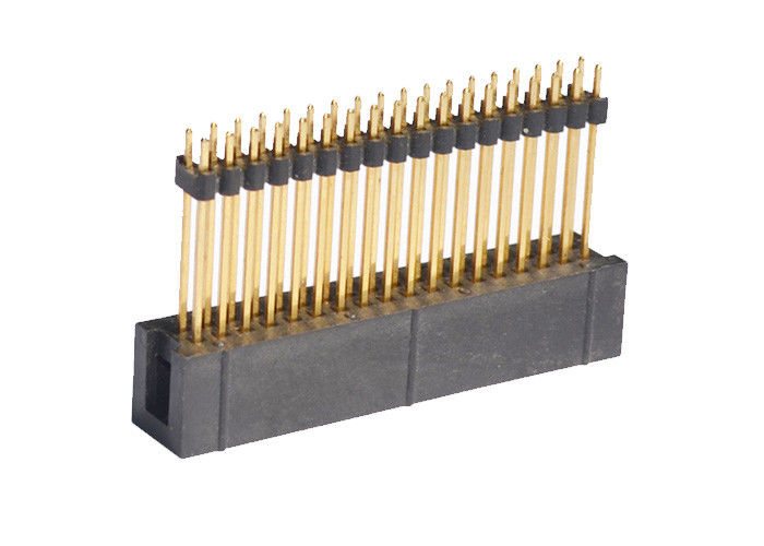PCB Temas için Pirinç İletişim 18 Pin Header 2.54mm Düz Header Konnektör