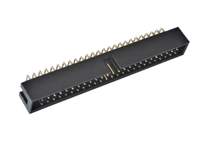 Dik Açı Pcb Konnektör 90 Derece Kutu Tipi 2.54mm Pitch 50 Pin Header