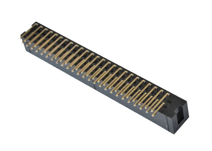 Dik Açı Pcb Konnektör 90 Derece Kutu Tipi 2.54mm Pitch 50 Pin Header