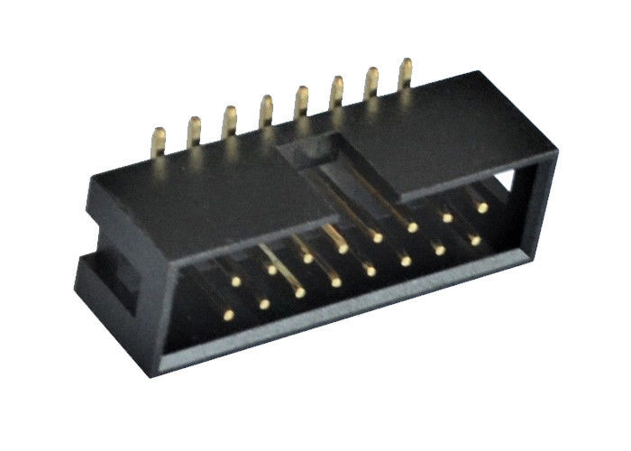 Erkek Kutusu Başlık Konektörü 2.54mm Pitch SMT Tipi PBT / PA6T İzolatör Malzemesi