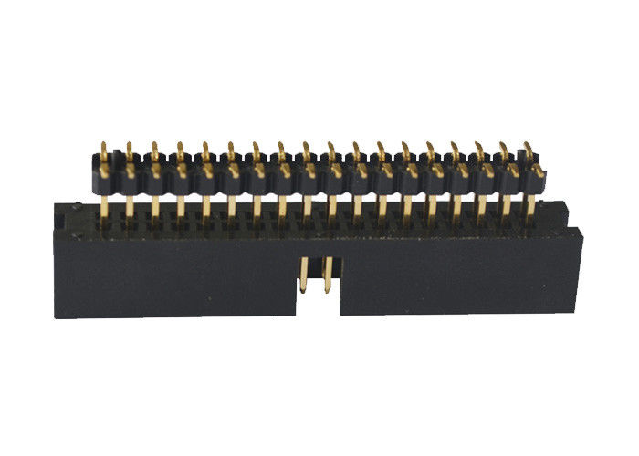 3.0AMP Plastik Kutu Başlığı 2.54 Mm SMT Tipi PCB Kartı Altın Flaş