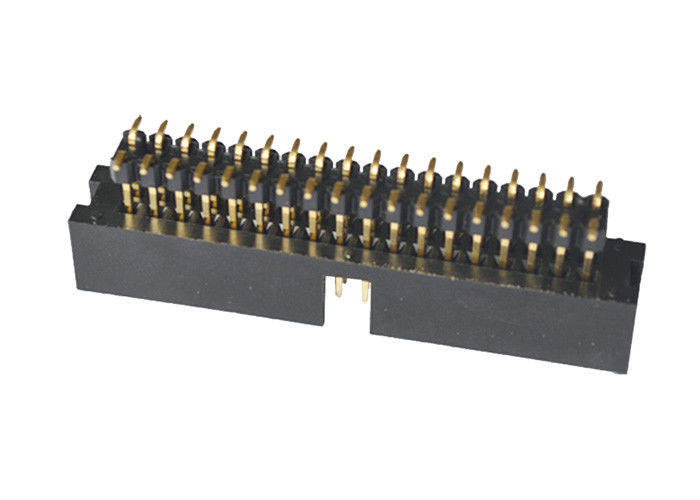 3.0AMP Plastik Kutu Başlığı 2.54 Mm SMT Tipi PCB Kartı Altın Flaş