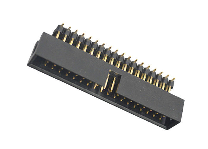3.0AMP Plastik Kutu Başlığı 2.54 Mm SMT Tipi PCB Kartı Altın Flaş