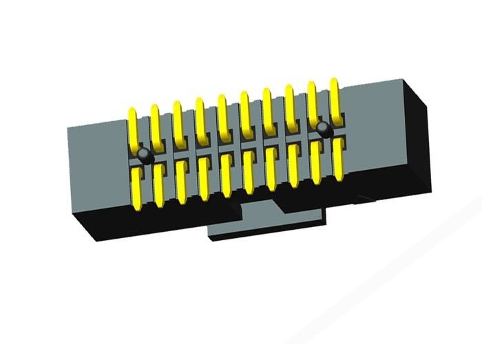 SMT CAP Tipi Kutu Başlık Konektörü 1.27mm Pitch Altın Flaş Kontak Kaplama