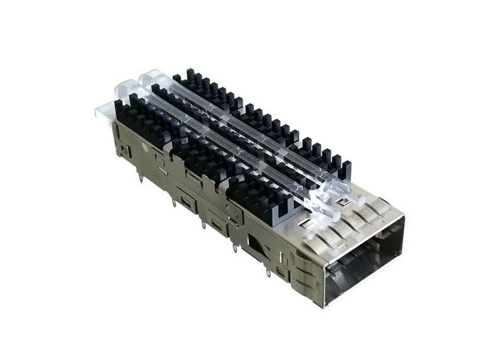 QIFP28 Konnektör için EMI Sekmeleri Tek Bağlantı Noktalı SFP28 Kafes 18.75 mm