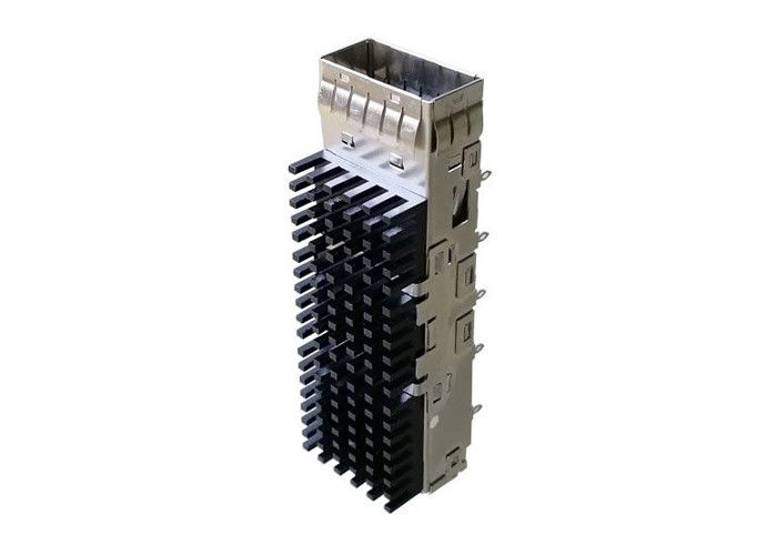 QIFP28 Konnektör için EMI Sekmeleri Tek Bağlantı Noktalı SFP28 Kafes 18.75 mm