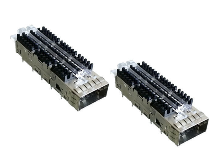 QSFP14 Optik Modülü için QSFP Kafes SFP Kafes Konektörü Tek Bağlantı Noktası