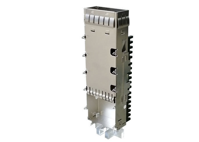 QSFP14 Optik Modülü için QSFP Kafes SFP Kafes Konektörü Tek Bağlantı Noktası