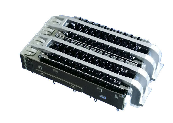 Isı Emici Işık Boruları ile Basın Fit 2 Port Ganged Kadın SFP Kafes