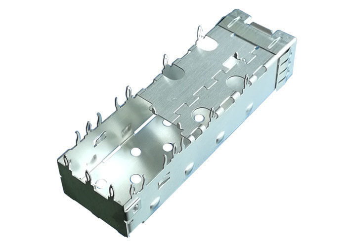 Yüksek Performanslı SFP Kafes Konnektörü 1 x 1 Tek Bağlantı Noktalı 3D Ayak Tasarımı 3.05 mm