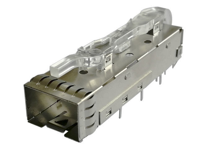 Hafif Boru EMI Yaylı Parmak ile 3.0 mm Lehim Direk PIN 1 x 1 SFP Kafes Montajı