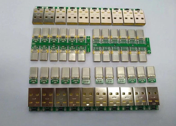 Şarj / Veri Fonksiyonlu Tip C Mikro Usb Konnektör Paslanmaz Çelik Kabuk